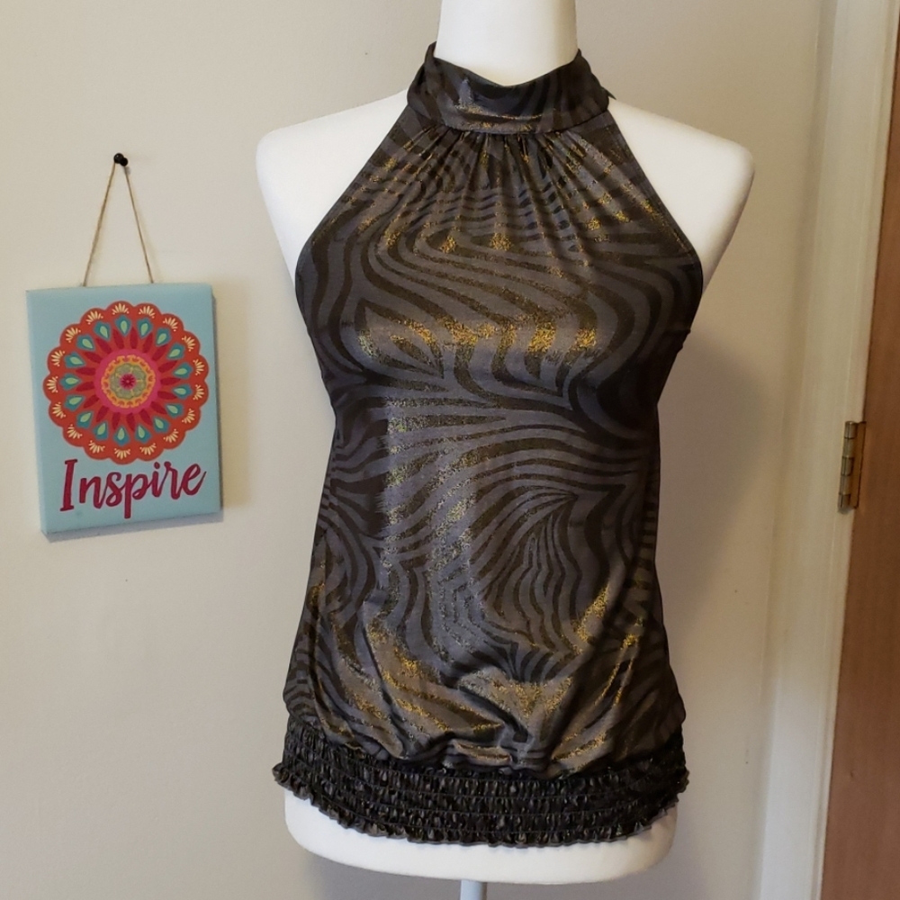 A. BYER Halter Neck Tops